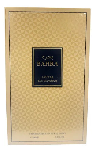 perfume bahra santal hombre eau de parfum 100ml familia olfativa amaderada especiada con notas cálidas y sofisticadas