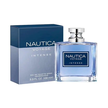perfume Nautica Voyage Intense Eau de Toilette 100 ml para hombre con aroma fresco y acuático