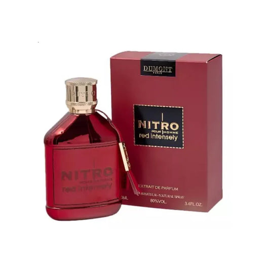 perfume nitro red intensely dumont extrait de parfum de 100 ml para hombre con aroma intenso frasco elegante diseño moderno ideal para eventos especiales