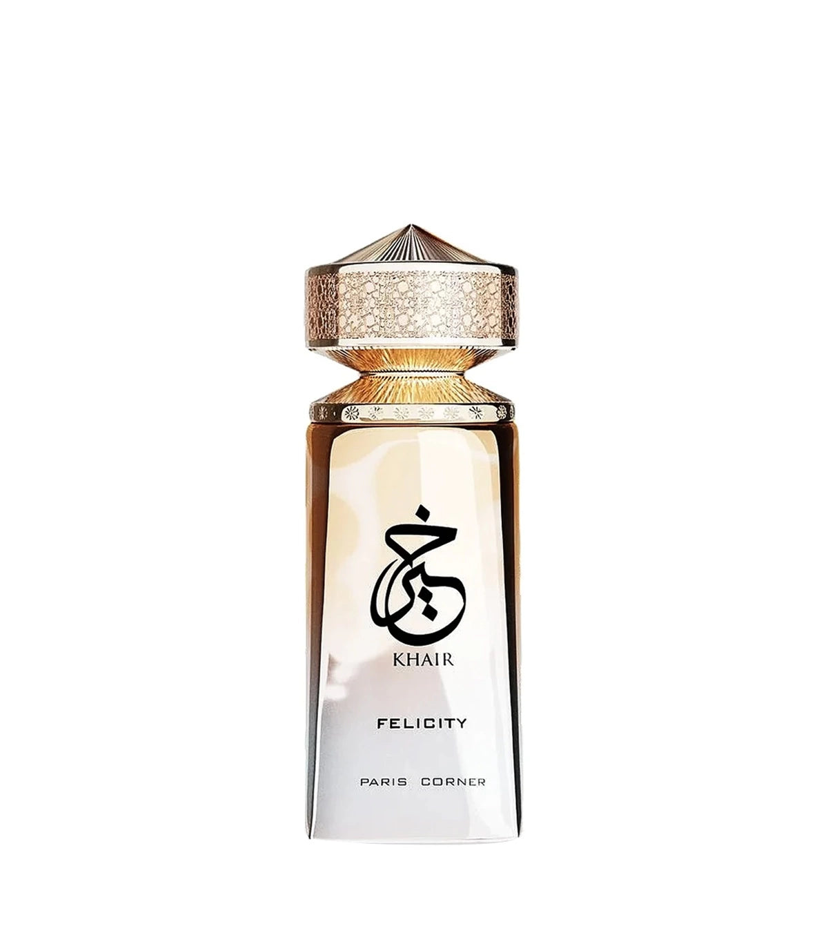 perfume paris corner khair felicity original edp 100ml con aroma oriental floral amaderado para hombres y mujeres en diseño sofisticado