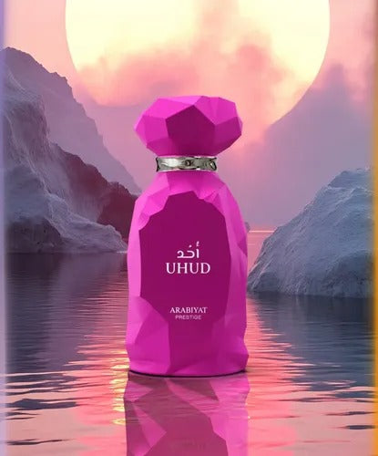 perfume uhud arabiyat prestige 100ml aroma oriental amaderado refinado y envolvente ideal para hombres y mujeres