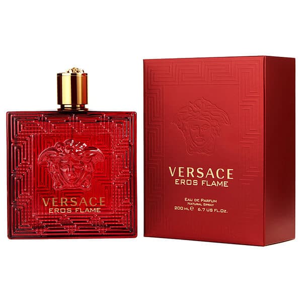 Perfume Eros Flame De 200ml Versace Hombre Eau De Parfum