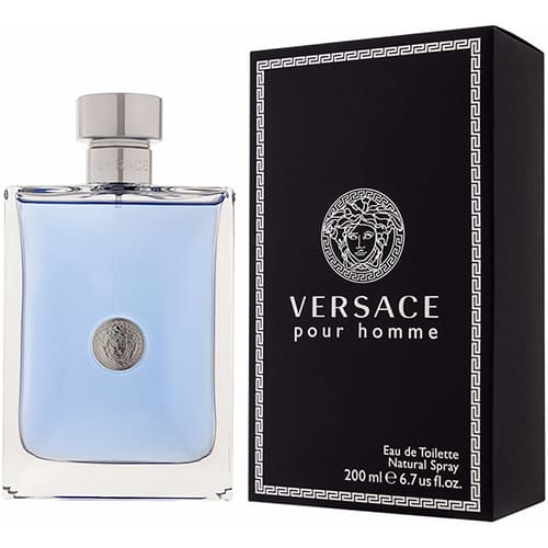 Perfume Versace Pour Homme 200ml Hombre Eau De Toilette