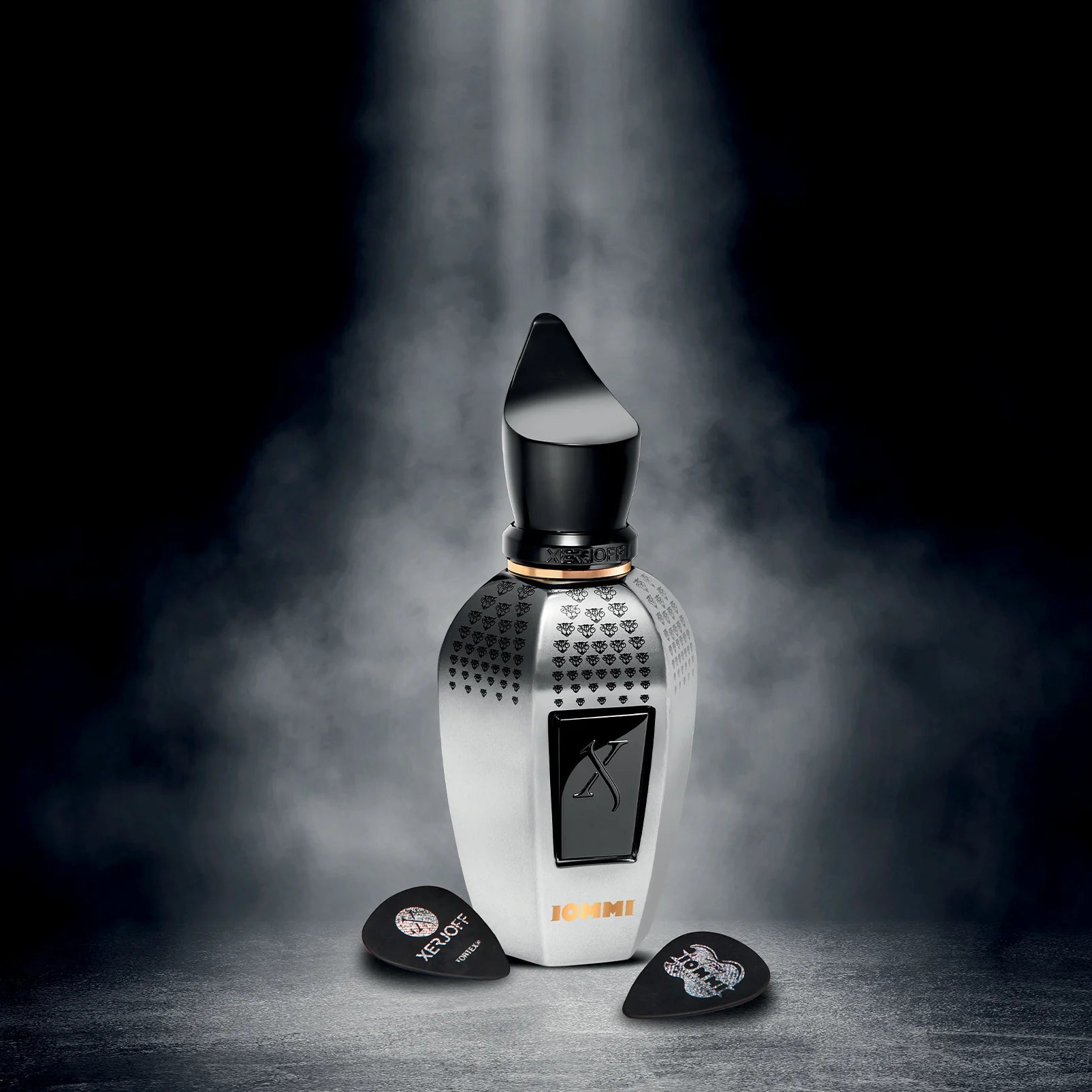 Detalle del frasco de Xerjoff Tony Iommi Monkey Special 100ml eau de parfum