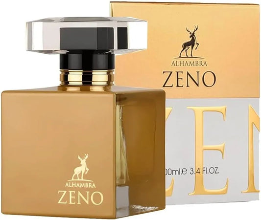 perfume zeno maison alhambra eau de parfum 100ml para mujer frasco elegante ideal para uso diario y ocasiones especiales