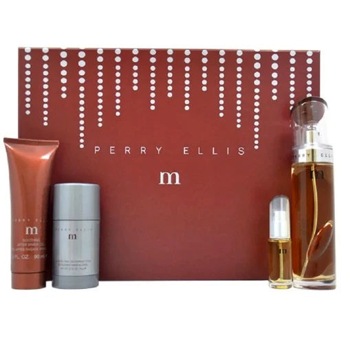 Perry Ellis M For Men Set perfume masculino 100ml EDT con notas vibrantes de mandarina almizcle y maderas nobles
