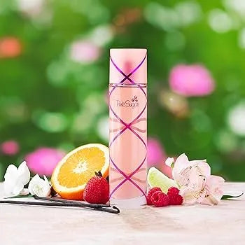 Vista lateral del perfume Pink Sugar Aquolina Eau De Toilette Mujer 100ml