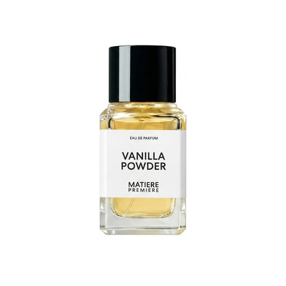 Publicidad del perfume nicho francés Matiere Premiere Vanilla Powder Eau de Parfum