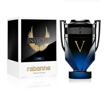 fragancia amaderada vainillada invictus victory elixir con notas de haba tonka