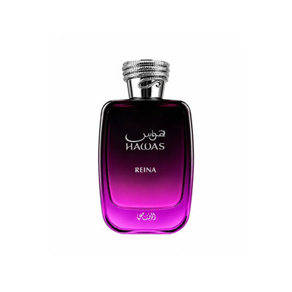 perfume rasasi hawas reina edp 100 ml unisex con aroma dulce, tropical y avainillado