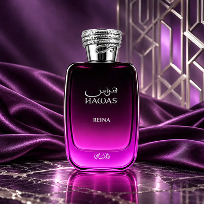 presentación de rasasi hawas reina edp 100 ml unisex