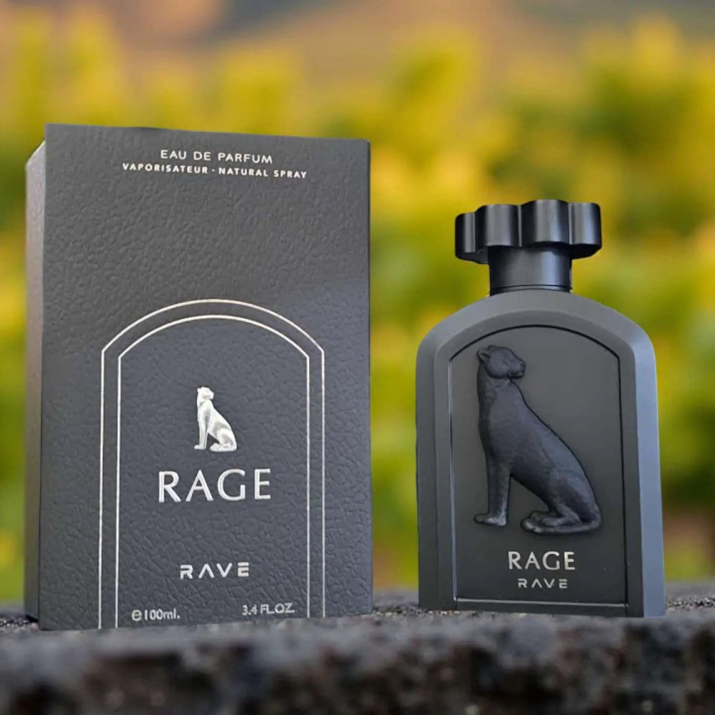 Detalle del frasco Rave Rage 100ml Eau de Parfum