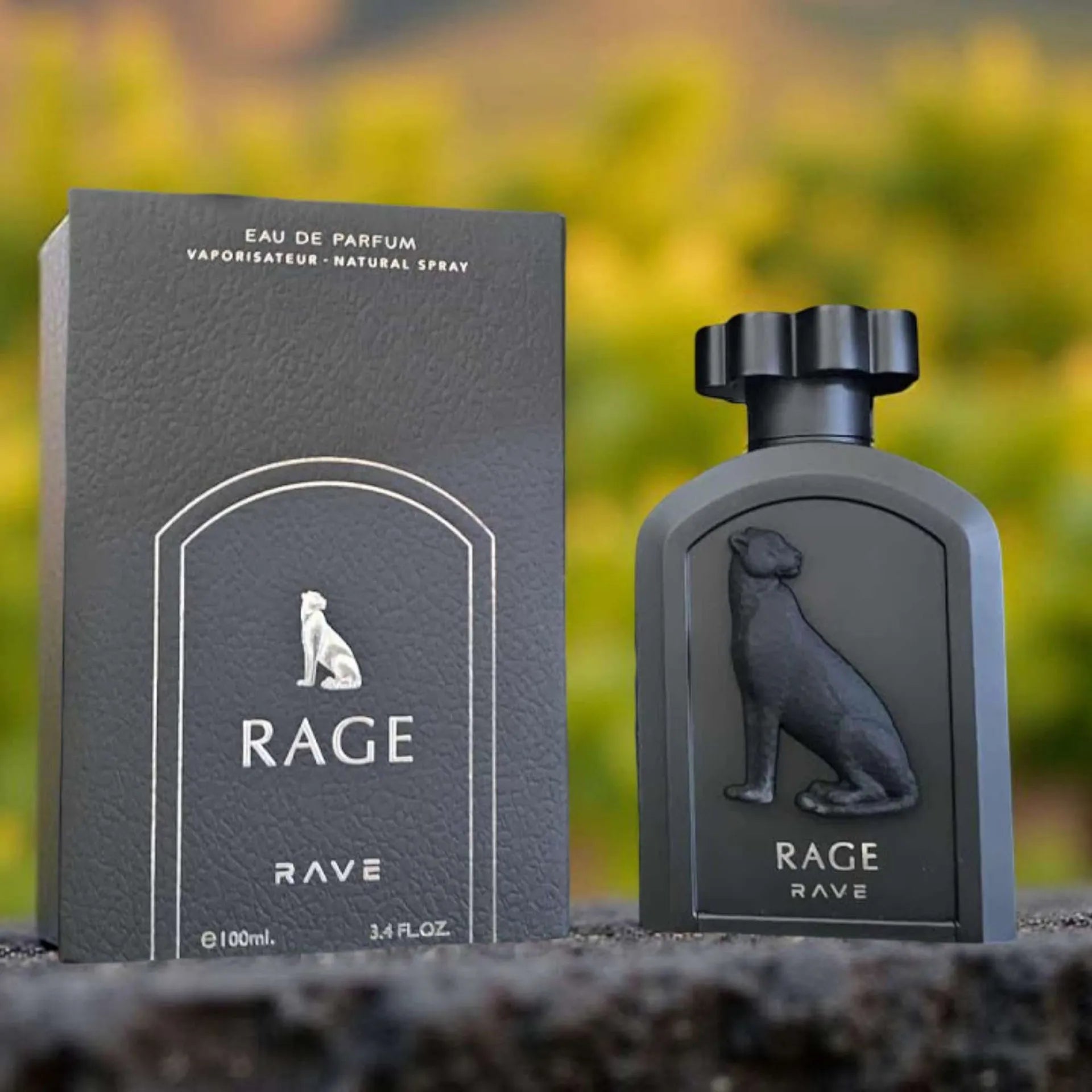 Detalle del frasco Rave Rage 100ml Eau de Parfum