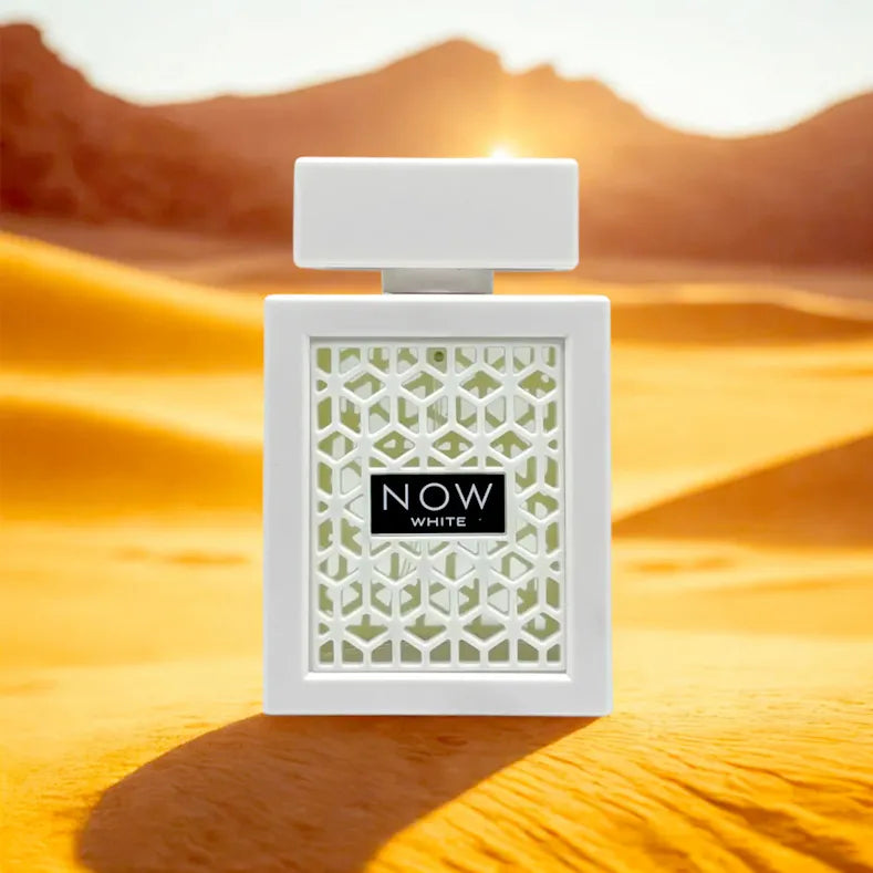 Vista frontal del perfume Rave Now White unisex 100ml