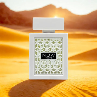 Vista frontal del perfume Rave Now White unisex 100ml