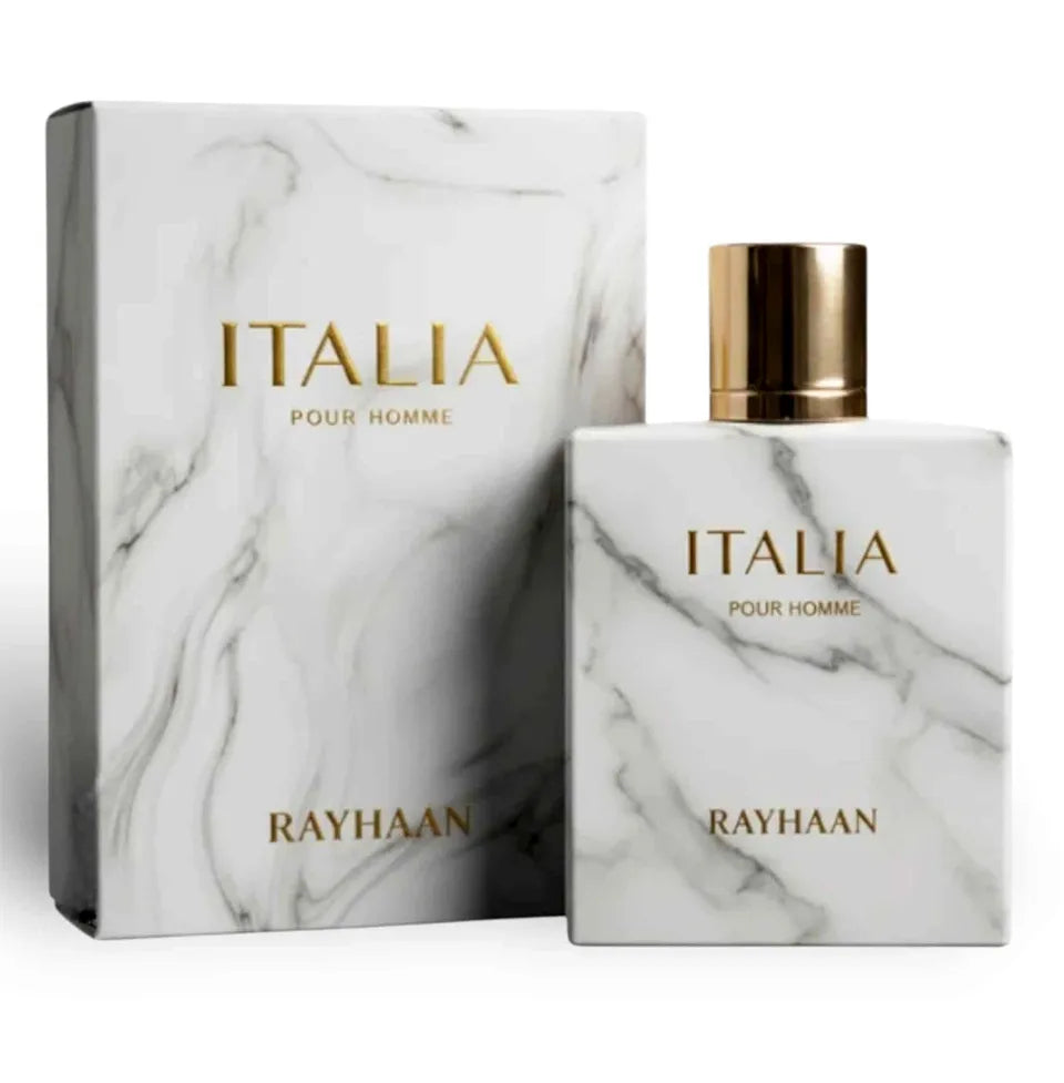 Rayhaan Italia Pour Homme 100ml eau de parfum perfume masculino concentración eau de parfum