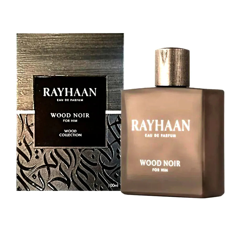 Perfume Rayhaan Wood Noir Eau de Parfum 100ml para hombre original