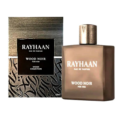 Perfume Rayhaan Wood Noir Eau de Parfum 100ml para hombre original