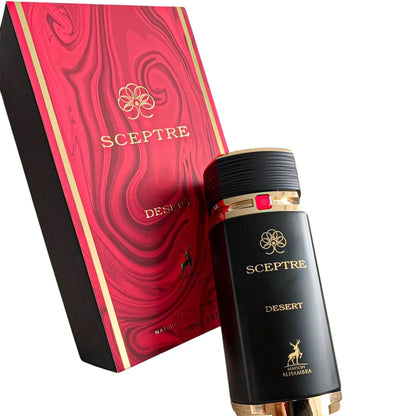 Vista lateral del perfume Sceptre Desert Maison Alhambra 100 ml