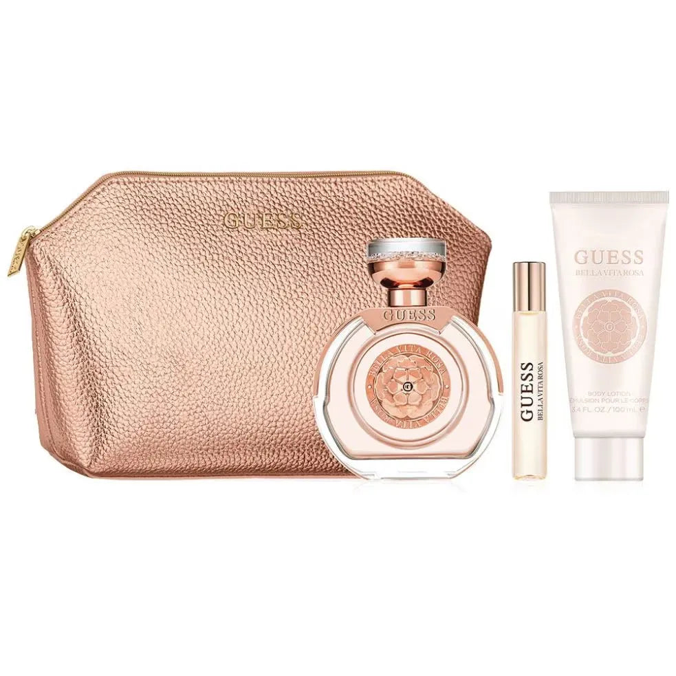 Caja del Estuche Guess Bella Vita Rosa Set Mujer 100 ml