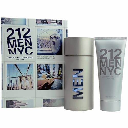 Set De Perfumes 212 Men Nyc De Carolina Herrera Para Hombre 100ml Eau De Toilette