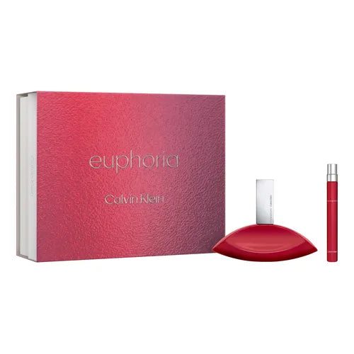 set euphoria calvin klein estuche perfume para mujer eau de parfum 100ml fragancia oriental floral intensa y elegante