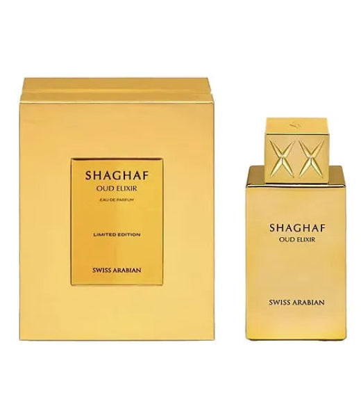 Perfume Shaghaf Oud Elixir Swiss Arabian Eau De Parfum 75ml original unisex