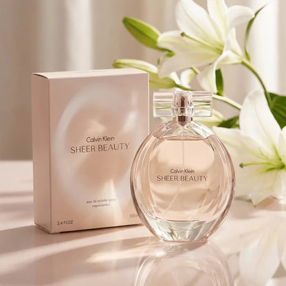 Vista frontal Sheer Beauty Calvin Klein perfume original