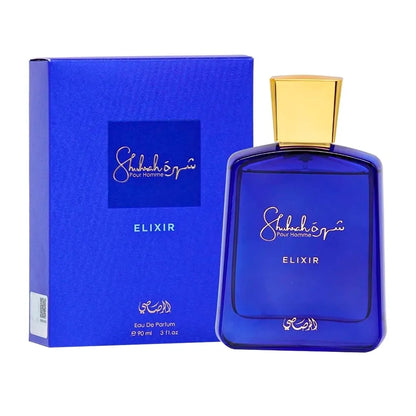 imagen del perfume Shuhrah Elixir Rasasi 100ml para hombre