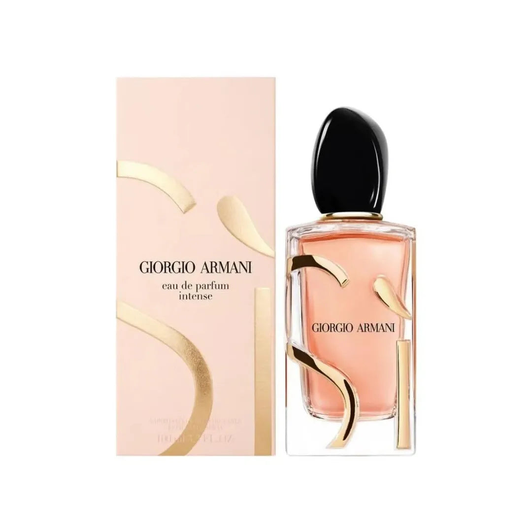 perfume si eau de parfum intense giorgio armani 100ml fragancia chipre floral para mujer con grosella negra y rosa de mayo