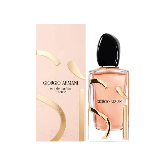 perfume si eau de parfum intense giorgio armani 100ml fragancia chipre floral para mujer con grosella negra y rosa de mayo