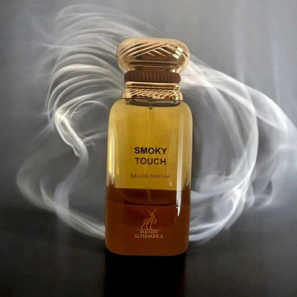 smoky touch maison alhambra edp 100ml fragancia amaderada especiada con acordes ahumados elegantes para hombres y mujeres