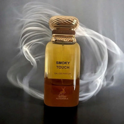 smoky touch maison alhambra edp 100ml fragancia amaderada especiada con acordes ahumados elegantes para hombres y mujeres