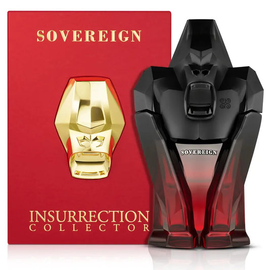 frasco de perfume sovereign insurrection collector de 100ml eau de parfum para hombre con diseño elegante y aroma duradero