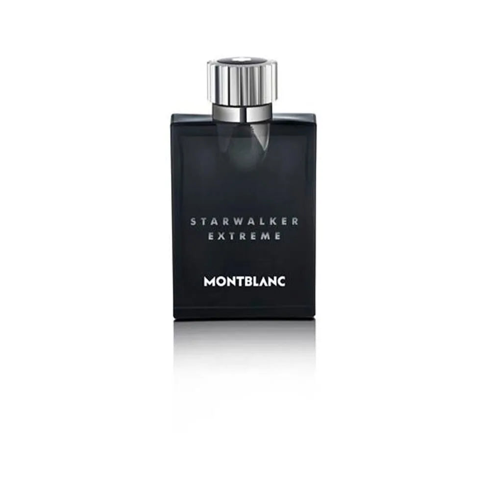 imagen del perfume montblanc starwalker extreme sobre fondo neutro destacando su esencia amaderada especiada