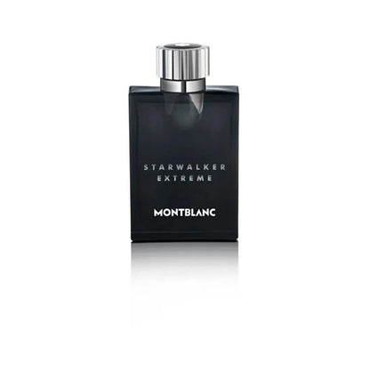 imagen del perfume montblanc starwalker extreme sobre fondo neutro destacando su esencia amaderada especiada