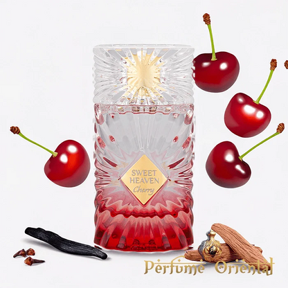 Vista lateral del perfume Sweet Heaven Cherry Gulf Orchid 100 ml