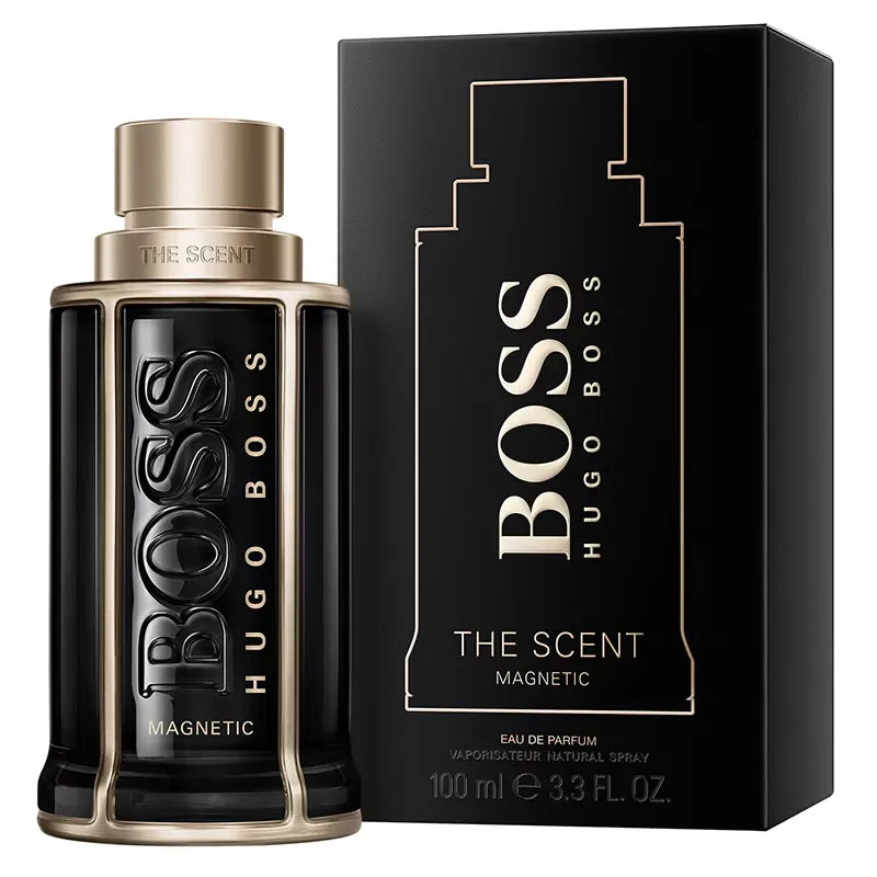 Fragancia The Scent Magnetic de Hugo Boss para hombre 100ml con esencia cálida y vibrante de larga duración
