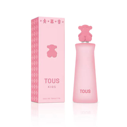 Perfume Tous Kids Girl 100 ml Eau de Toilette para niña con frasco rosa y diseño divertido