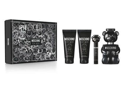 Toy Boy Moschino estuche set 100ml 4 piezas Eau de Parfum para hombre