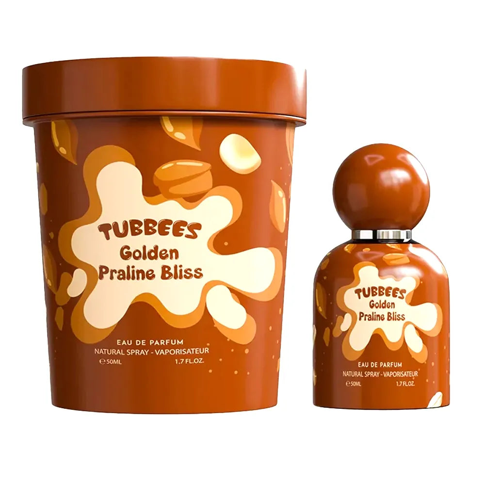 perfume tubbees golden praline bliss edp 50 ml unisex en presentación original.