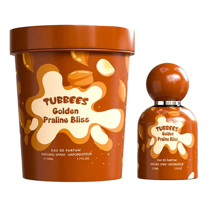 perfume tubbees golden praline bliss edp 50 ml unisex en presentación original.