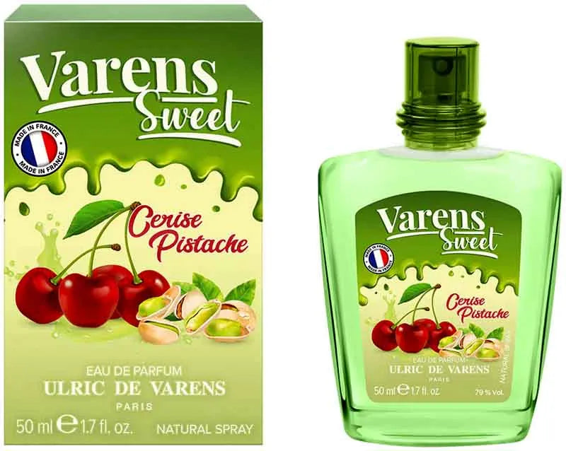 Ulric de Varens Varens Sweet Cerise Pistache EDP 50 ml perfume femenino aroma dulce y juguetón combinación de frutas rojas nueces cremosas y un toque almizclado ideal para día