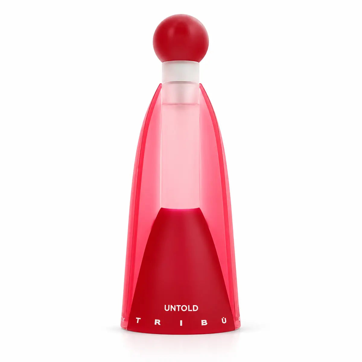 frasco de perfume tribu untold edp 100 ml para mujer sobre fondo blanco
