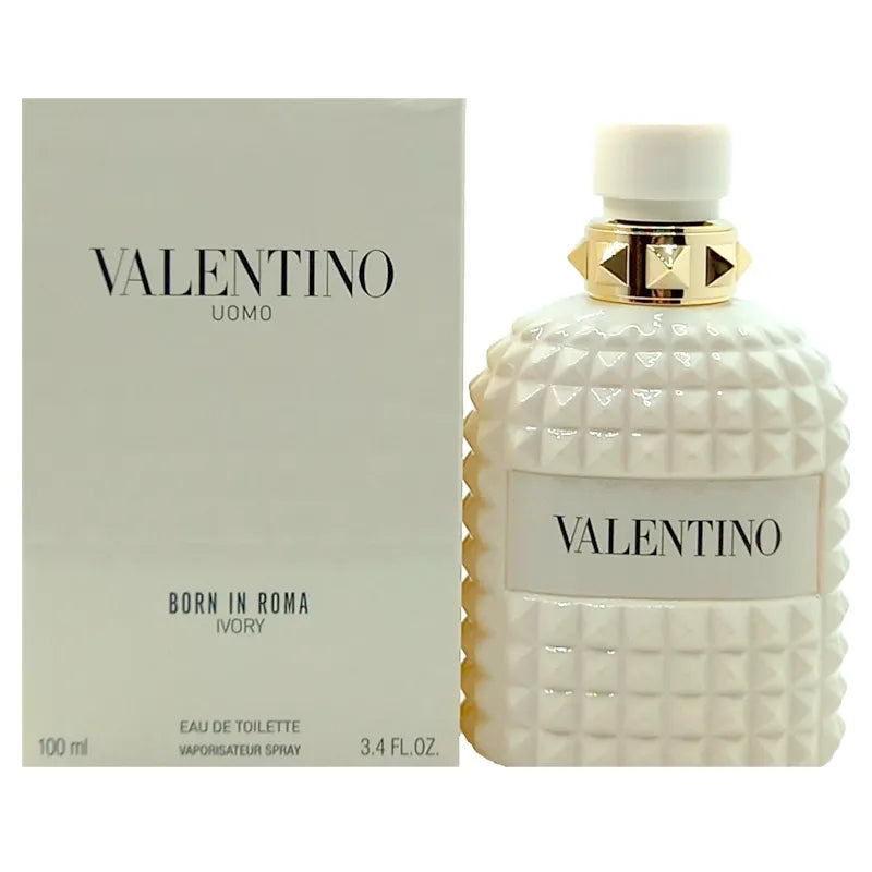 Perfume original Valentino Born in Roma Ivory 100ml fragancia italiana auténtica para caballero