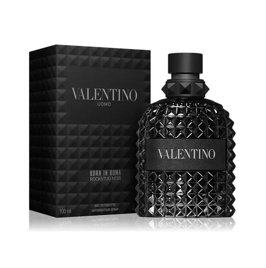 frasco de perfume valentino born in roma rockstud noir edt de 100 mililitros para hombre
