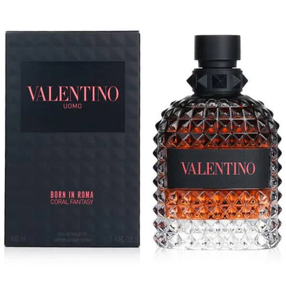 Perfume Born In Roma Coral Fantasy Valentino Uomo Edt Hombre 100ml