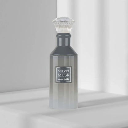 Presentación completa del perfume Velvet Musk Lattafa 100 ml