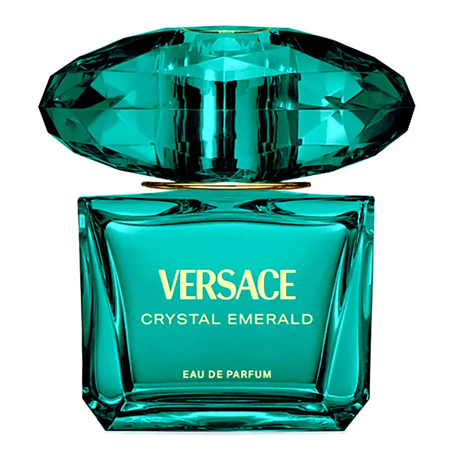 Frasco Versace Crystal Emerald diseño elegante femenino