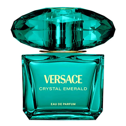 Frasco Versace Crystal Emerald diseño elegante femenino